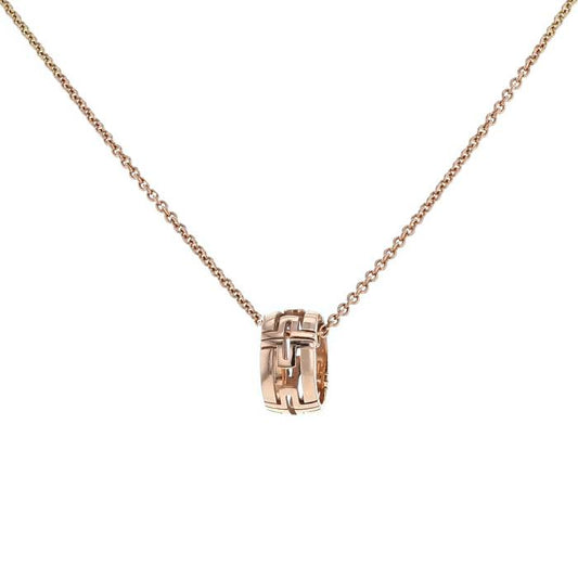 [⭐Aura]PARENTESI NECKLACE PINK GOLD