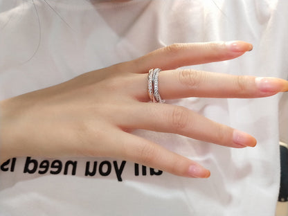 [Spark Jewels]SPIRAL DIAMOND RING