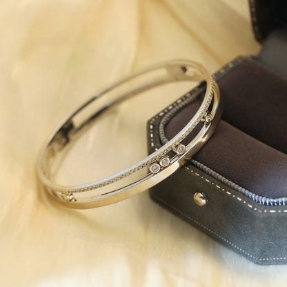 [⭐Aura]Move Romane Diamond Bangle Bracelet