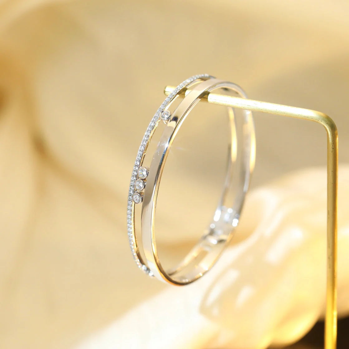 [⭐Aura]Move Romane Diamond Bangle Bracelet
