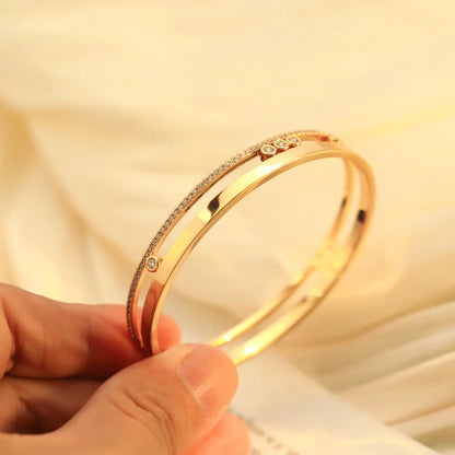 [⭐Aura]Move Romane Diamond Bangle Bracelet