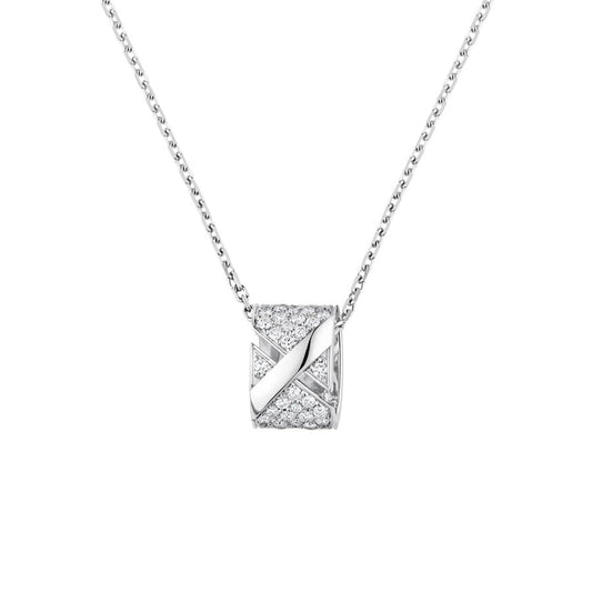 [⭐Aura]LIENS EVIDENCE DIAMOND PAVED NECKLACE