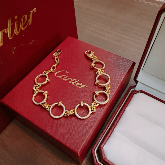 [⭐Aura Jewelry] LOVE&JUSTE BRACELET DIAMONDS