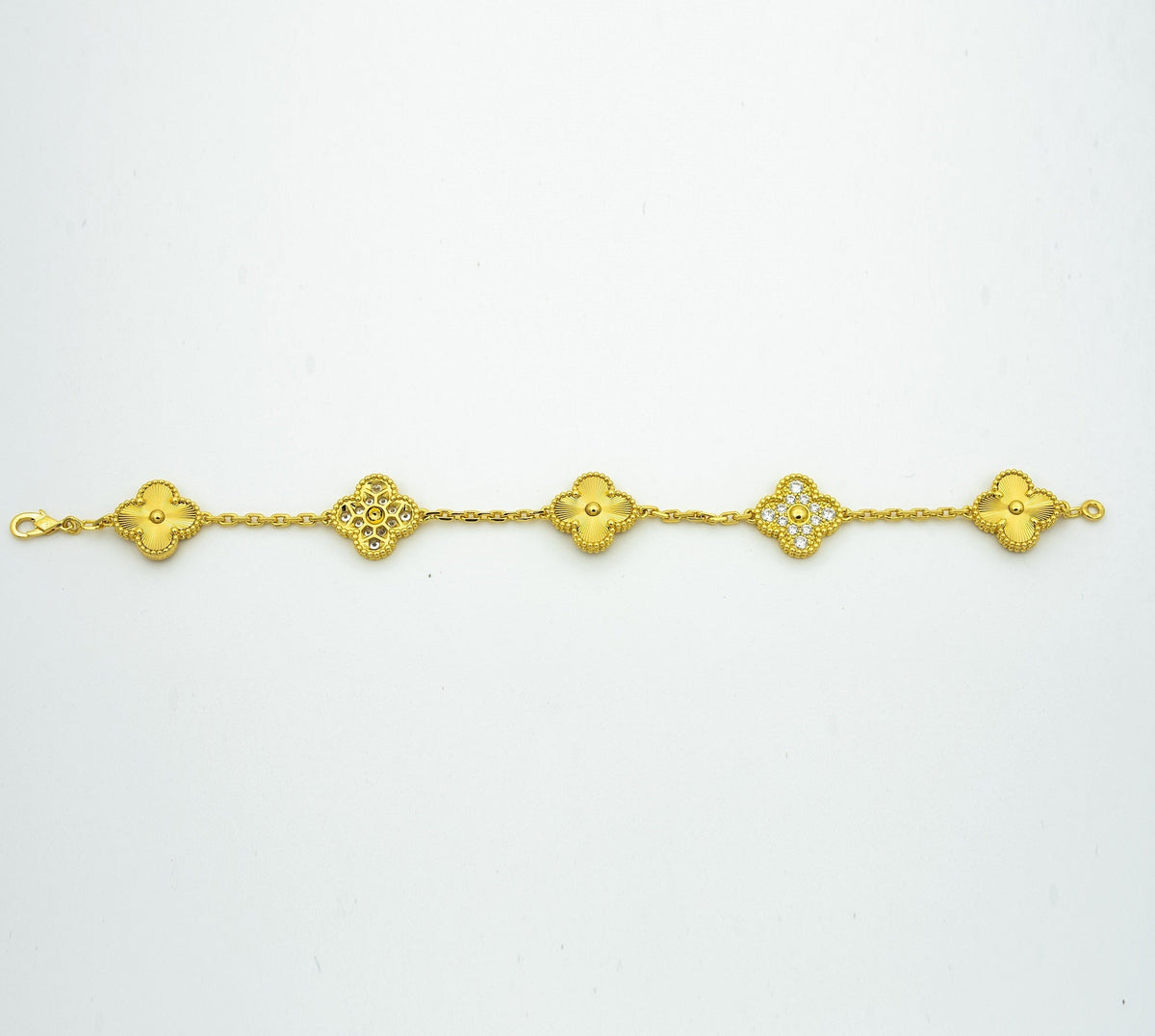 [Spark] CLOVER 5 MOTIF LASER BRACELET COLLECTION