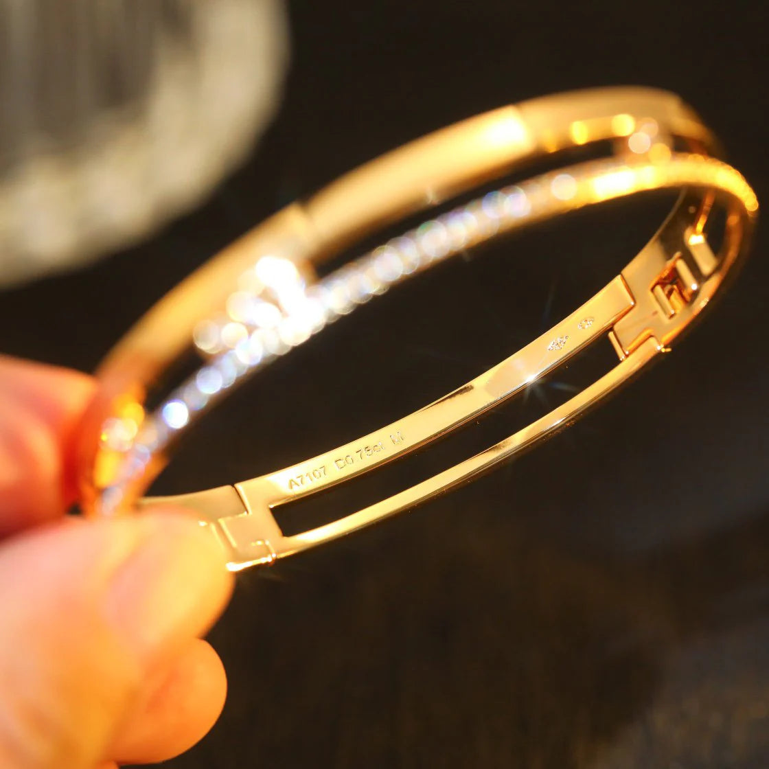 [⭐Aura]Move Romane Diamond Bangle Bracelet