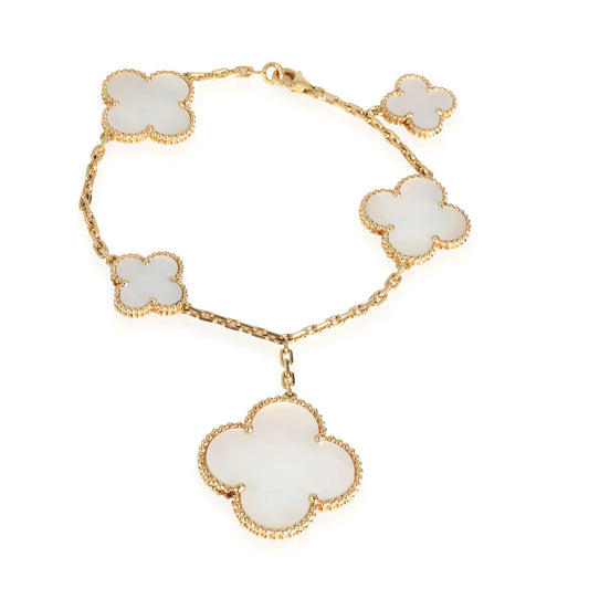 [⭐Aura]MAGIC CLOVER MOP GOLD BRACELET 5 MOTIFS