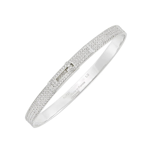 [⭐Aura]HM KELLY BRACELET IN SILVER AND FULL PAVE DIAMOND