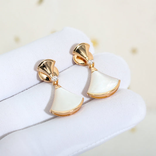 [⭐Aura]DREAM MOP PINK GOLD EARRINGS