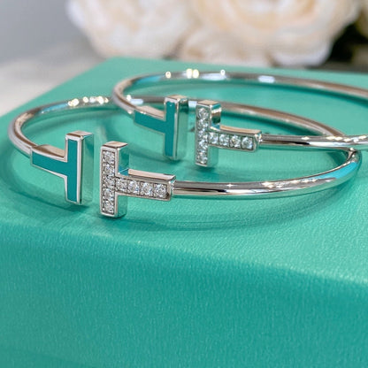 [Spark Jewels]T BRACELET 1.8MM TURQUOISE DIAMOND