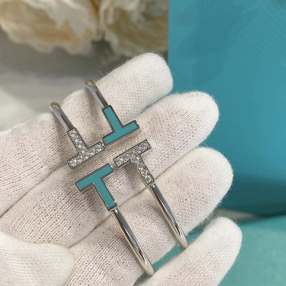 [Spark Jewels]T BRACELET 1.8MM TURQUOISE DIAMOND