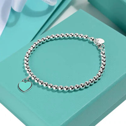[Spark Jewels]MINI HEART BRACELET SILVER