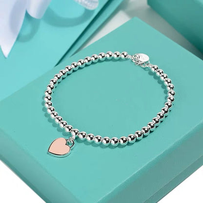 [Spark Jewels]MINI HEART BRACELET SILVER