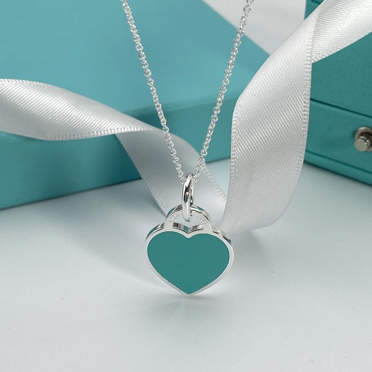[Spark Jewels]HEART PEDANT SILVER NECKLACE