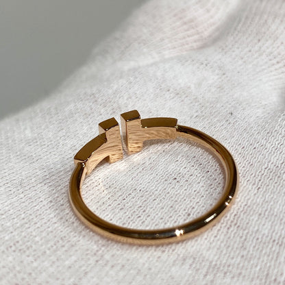 [Spark Jewels] WIRE RING DIAMOND PINK GOLD