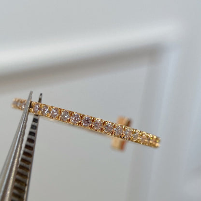 [Spark Jewels]T RING DIAMOND PINK GOLD