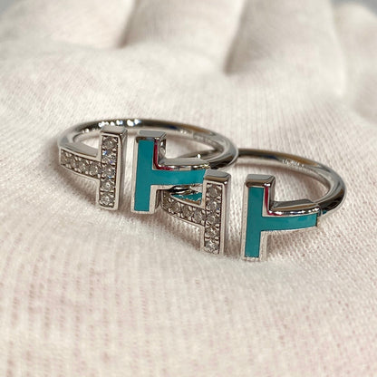 [Spark Jewels] WIRE TURQUOISE DIAMOND RING SILVER
