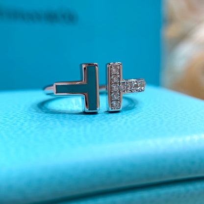 [Spark Jewels] WIRE TURQUOISE DIAMOND RING SILVER