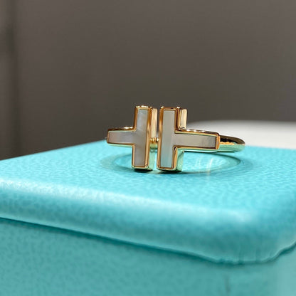 [Spark Jewels] WIRE MOP RING PINK GOLD