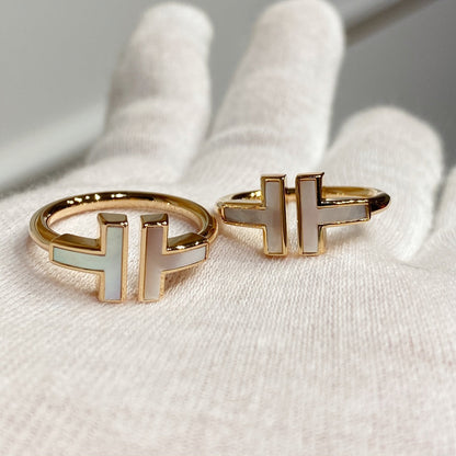 [Spark Jewels] WIRE MOP RING PINK GOLD