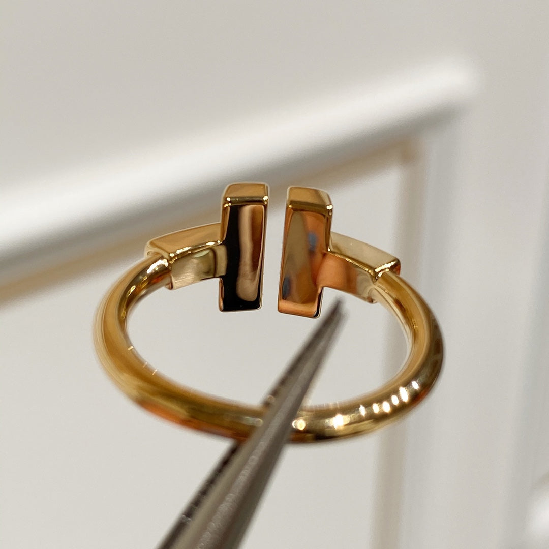 [Spark Jewels] WIRE MOP RING PINK GOLD