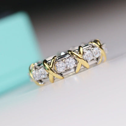 [Spark Jewels]SIXTEEN STONE RING GOLD