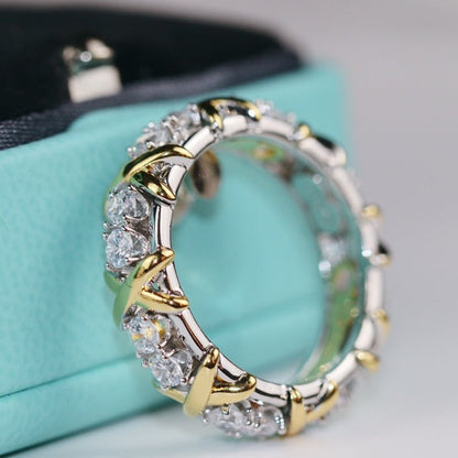 [Spark Jewels]SIXTEEN STONE RING GOLD