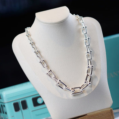 [Spark Jewels]HARDWEAR LINK SILVER NECKLACE