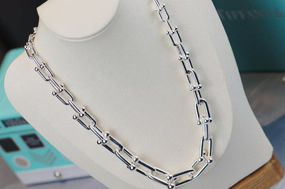 [Spark Jewels]HARDWEAR LINK SILVER NECKLACE