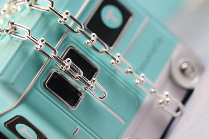 [Spark Jewels]HARDWEAR LINK SILVER NECKLACE