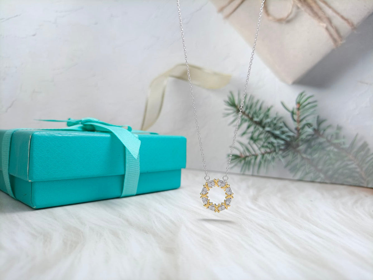 [Spark Jewels]SIXTEEN STONE NECKLACE GOLD