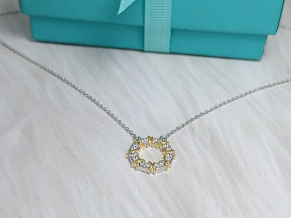 [Spark Jewels]SIXTEEN STONE NECKLACE GOLD