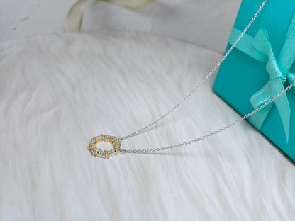 [Spark Jewels]SIXTEEN STONE NECKLACE GOLD