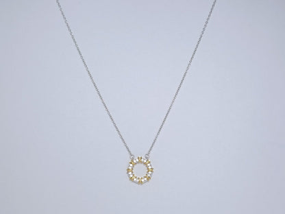 [Spark Jewels]SIXTEEN STONE NECKLACE GOLD
