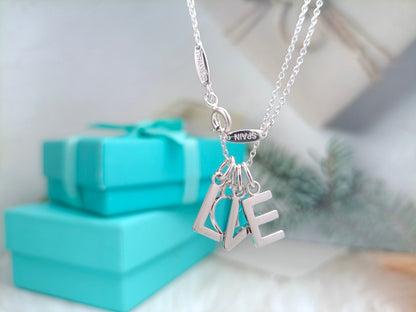 [Spark Jewels]LOVE TEXT PEDANT NECKLACE