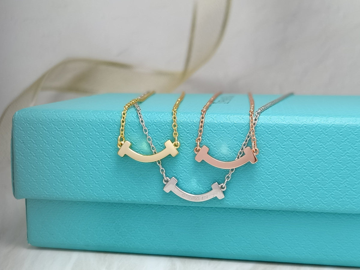 [Spark Jewels]MINI SMILE PEDANT NECKLACE
