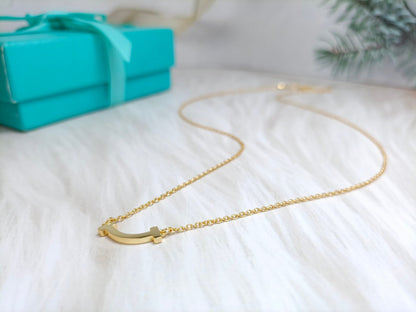 [Spark Jewels]MINI SMILE PEDANT NECKLACE