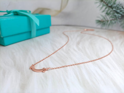 [Spark Jewels]MINI SMILE PEDANT NECKLACE