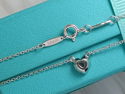 [Spark Jewels]HEART BIG DIAMOND NECKLACE