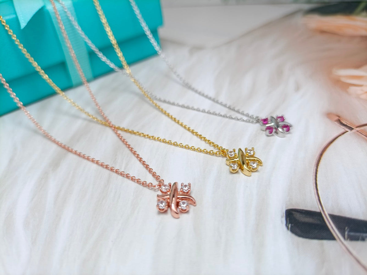 [Spark Jewels]PINWHEEL NECKLACE DIAMOND