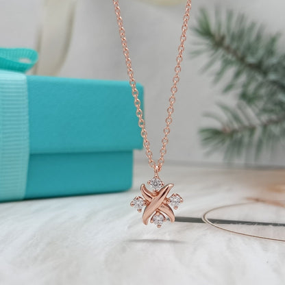 [Spark Jewels]PINWHEEL NECKLACE DIAMOND