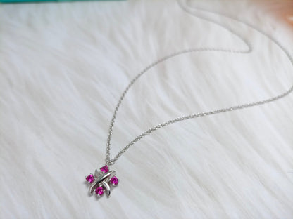 [Spark Jewels]PINWHEEL NECKLACE DIAMOND