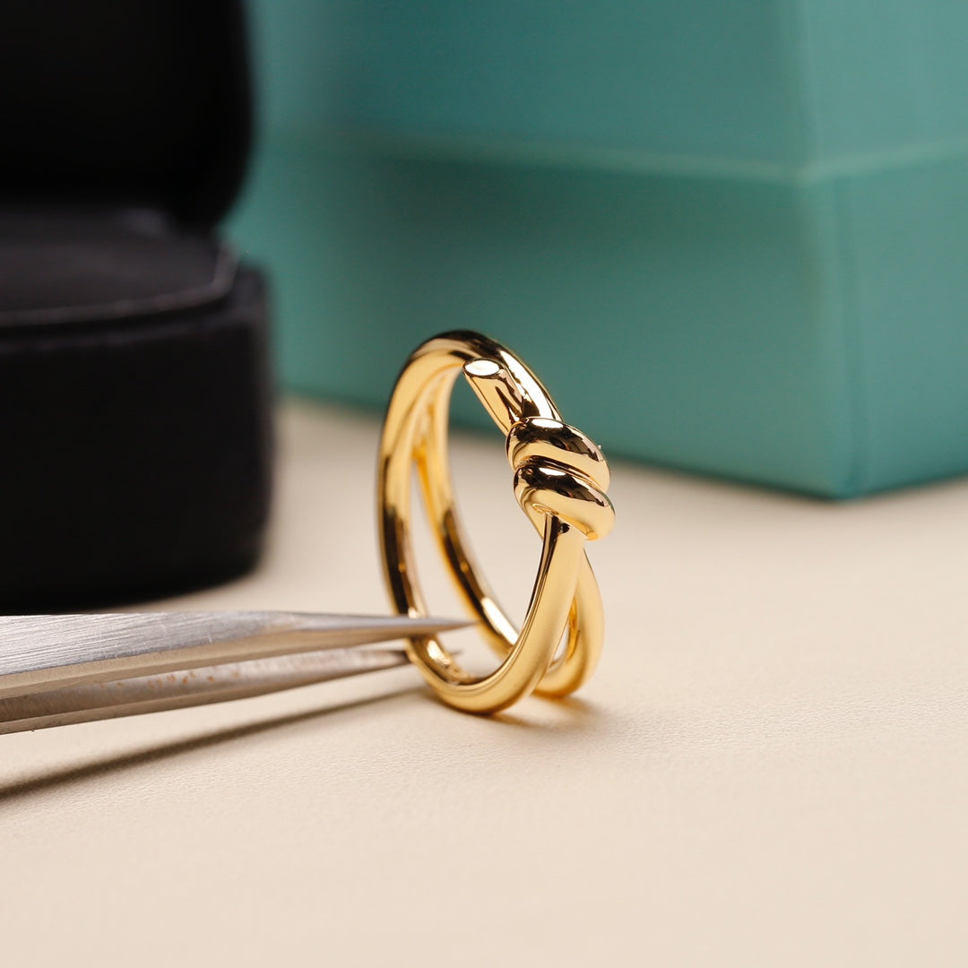 [Spark Jewels]KNOT RING GOLD