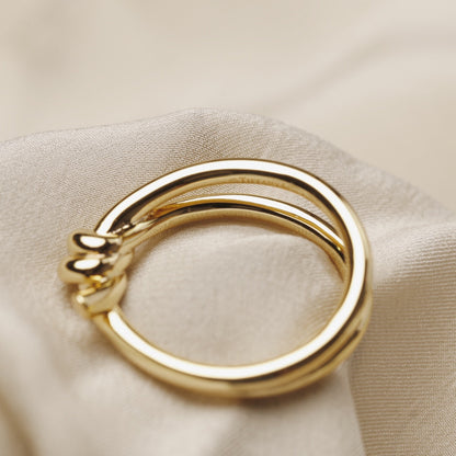 [Spark Jewels]KNOT RING GOLD