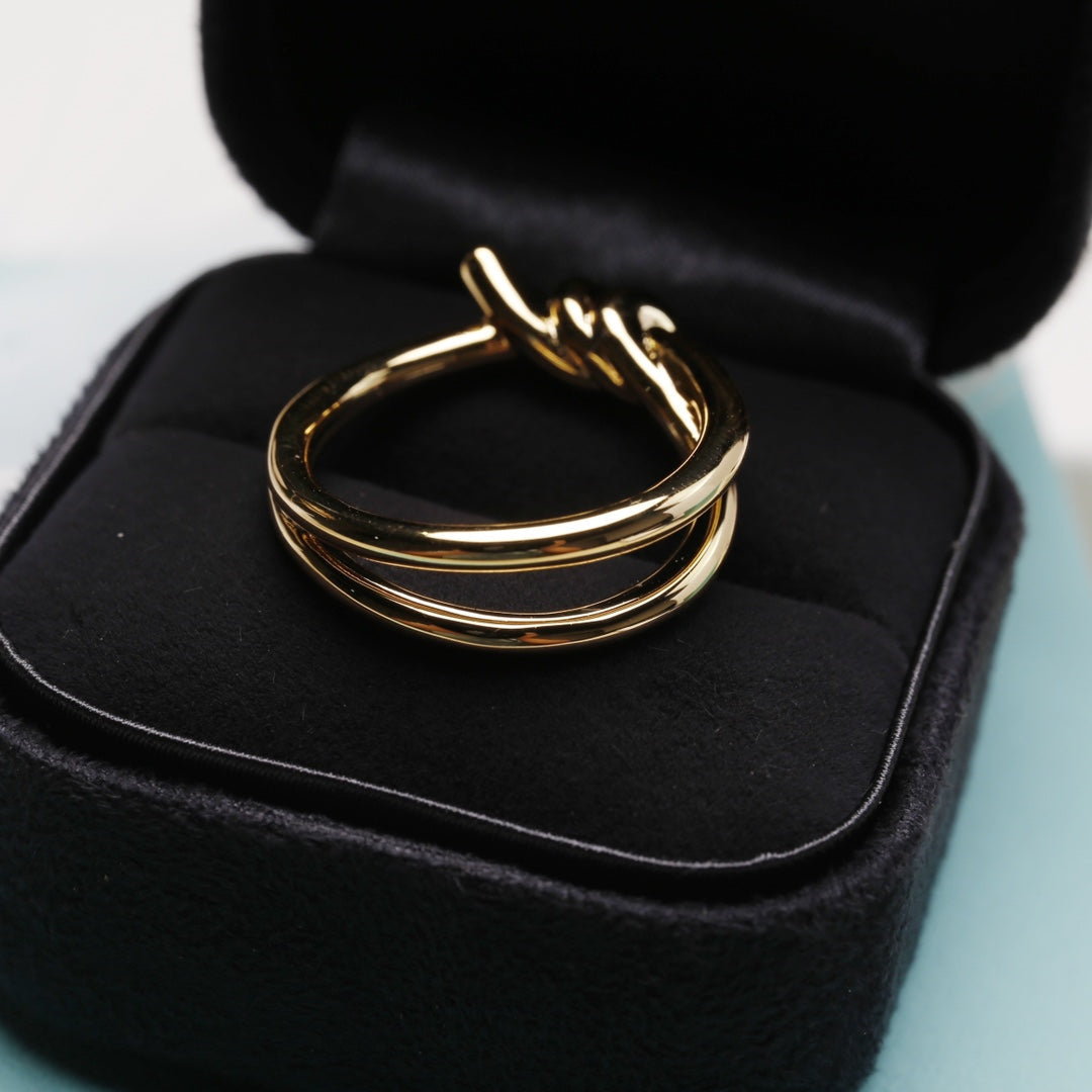 [Spark Jewels]KNOT RING GOLD