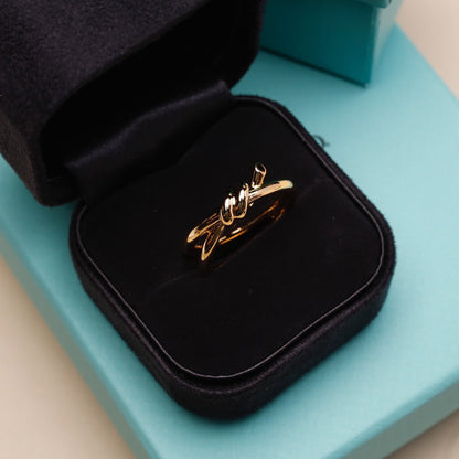 [Spark Jewels]KNOT RING PINK GOLD