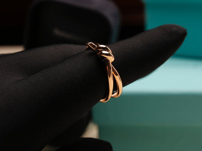 [Spark Jewels]KNOT RING PINK GOLD