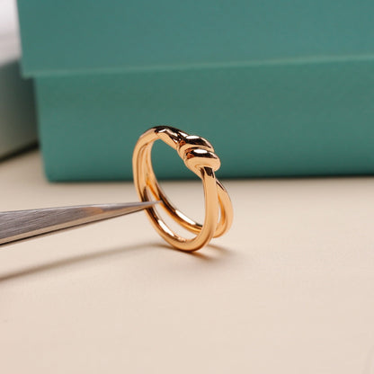 [Spark Jewels]KNOT RING PINK GOLD