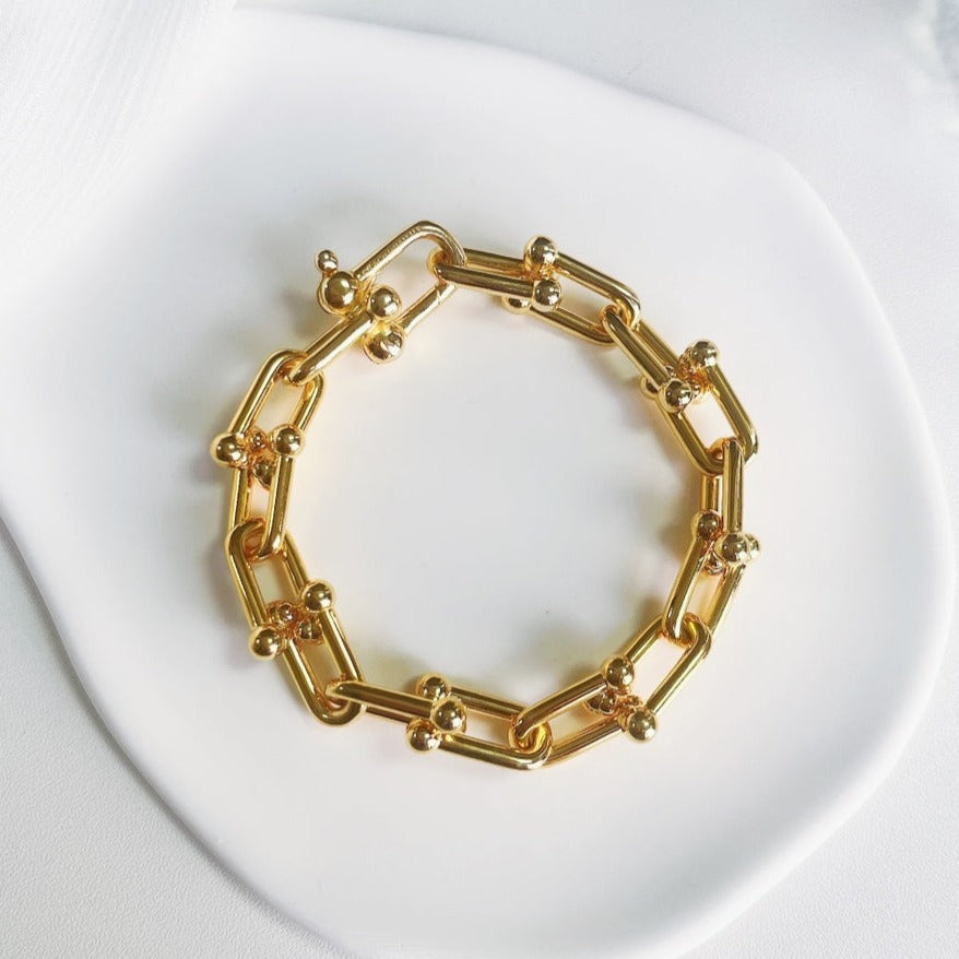 [Spark Jewels]HARDWEAR GOLD BRACELET