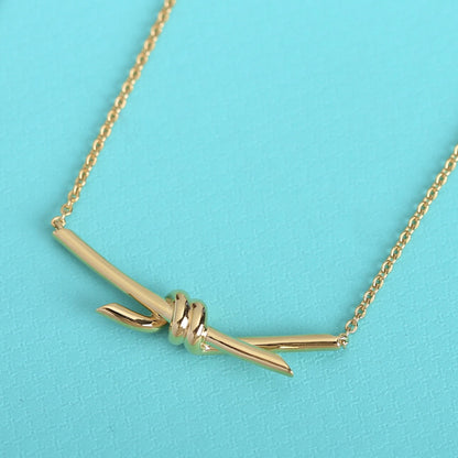 [Spark Jewels]KNOT NECKLACE GOLD