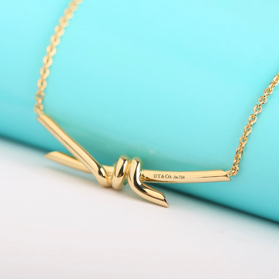 [Spark Jewels]KNOT NECKLACE GOLD